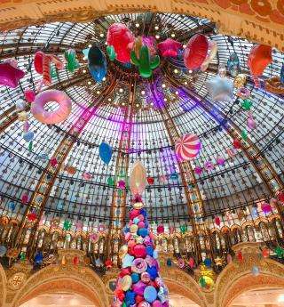 Shopping de Noël et Vitrines à Paris